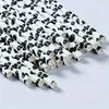 10/30pcs Black And White Cow Print Paper Straws for Farm Birthday Party Supplies Drinking Straws Eco-Friendly Farm Theme Decor