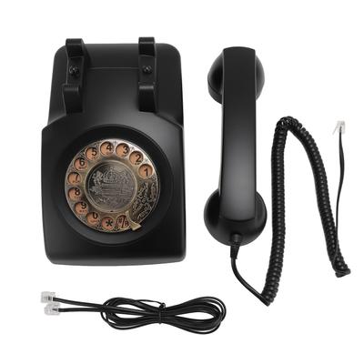 Retro-Wählscheibentelefon 1960er Jahre Stil Vintage Wählscheibentelefon Altmodische schnurgebundene Festnetztelefone mit