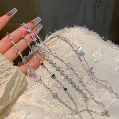 Neverland Ranch Brilliant Noble Princess Wind String New Micro-inset Zircon Hand Jewelry Sweet Hand Jewelry