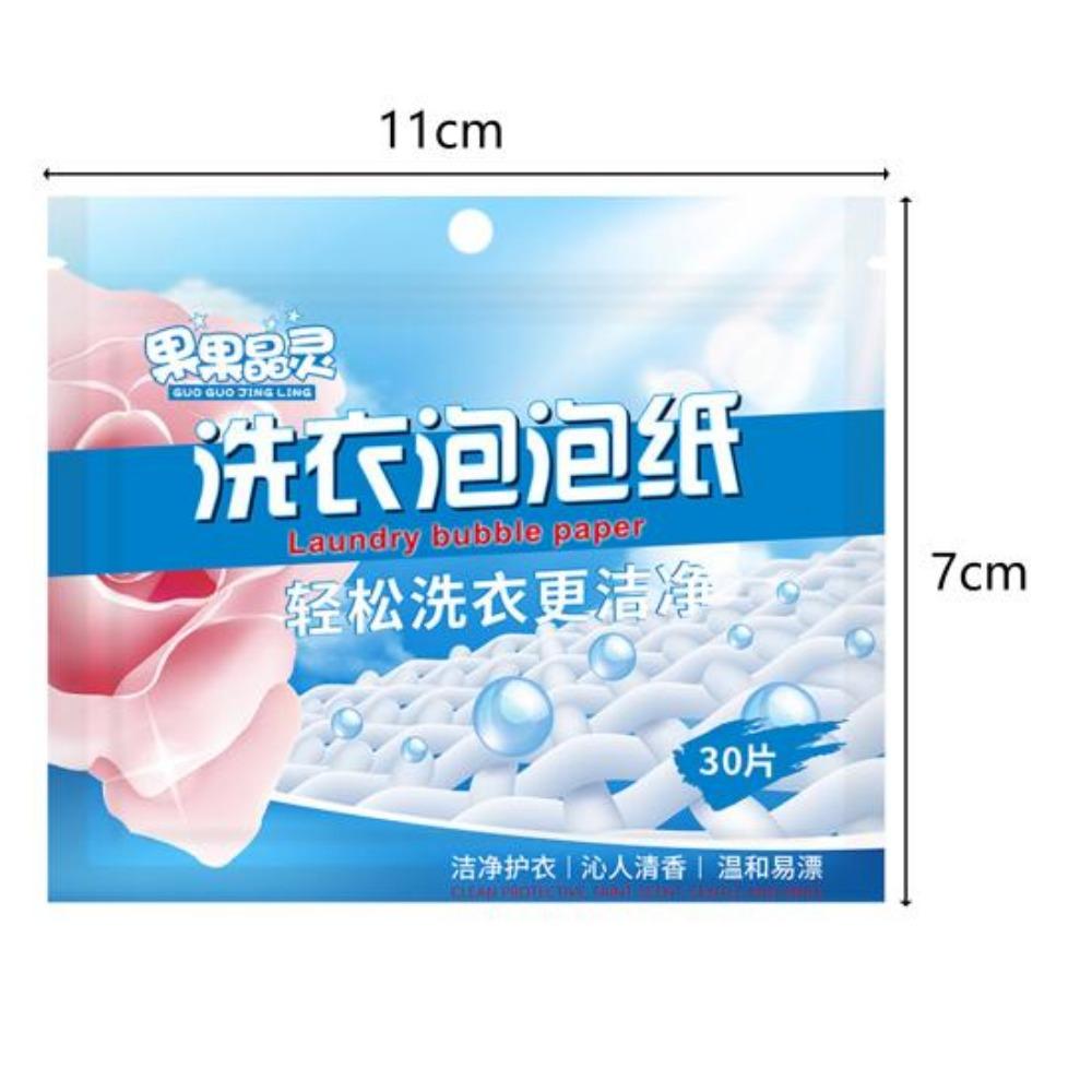 30pcs Washing Powder Nano Super Concentrated Washing Powder In Sheets