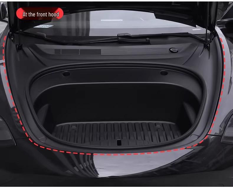 Tesla Model Y Waterproof Soundproof Sealing Strip - Noise Reduction & Door Shock Absorber