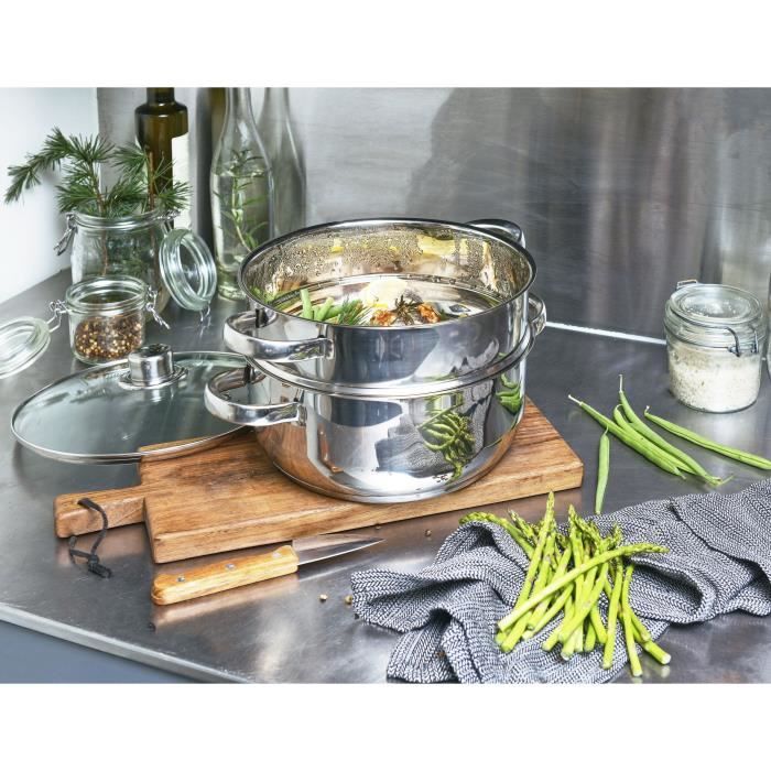 Combiné Vapeur BAUMALU - 24 Cm - 2 Corps