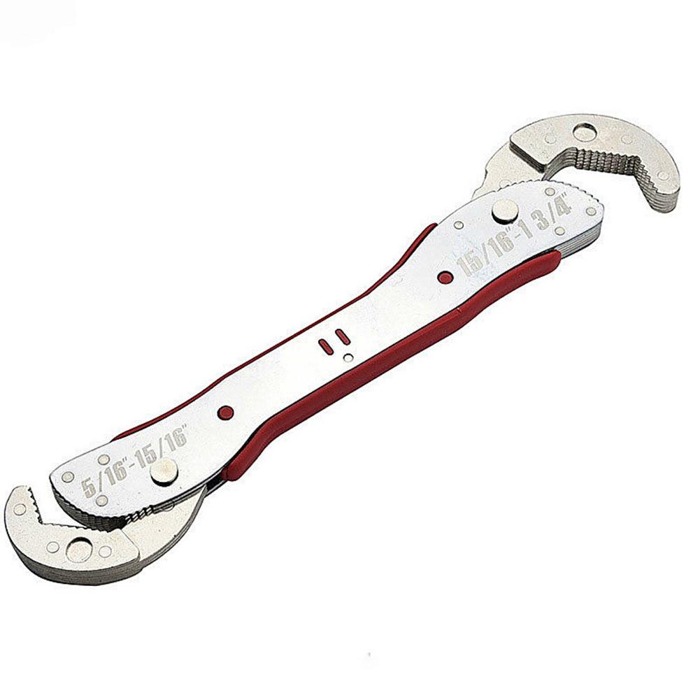 Adjustable Multi Function Stainless Steel Wrench Quick Snap Grip Wrench