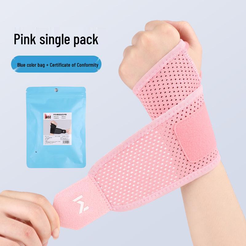 

Unisex Thin Wrist Support for Sports, Sprains & Tendon Strain - Sweat-Absorbent for Badminton & Tennis One Size