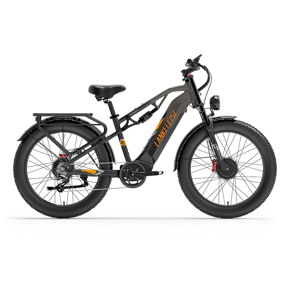 Bicicletta Elettrica Adulto Lankeleisi 26" 1000Wx2 Motore Ebike All-Terrain Velocità Massima 48Km/h 48V 20AH Autonomia Massima 130Km MG800 Max