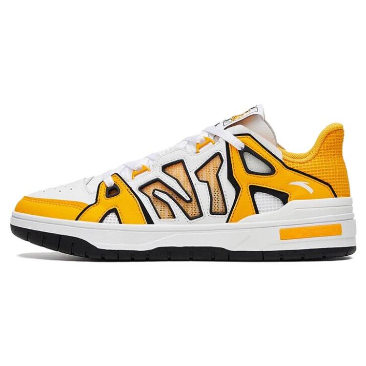 

New Anta Flame 4.0 Anti Slip Wear Resistant Low Top Skateboard Shoes Men s Yellow 112328090-3 40