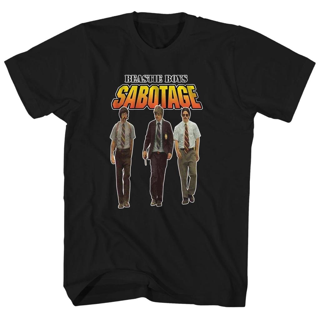 Beastie Boys Sabotage Herren T-Shirt Musik Klassische Band Hip Hop Rap T-Shirt Neu Schwarz