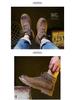 Men's 2020 Winter British High Top Genuine Leather Matte Boots