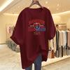 Spring 2025 Medium and Long Inner Cotton Niche Short-sleeved T-shirt Women's European Goods Large Version Loose Top Bottoming Shirt M