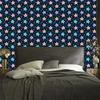 Starfish Wallpaper Navy Blue and Turquoise for Living Room and Bedroom 50x1000