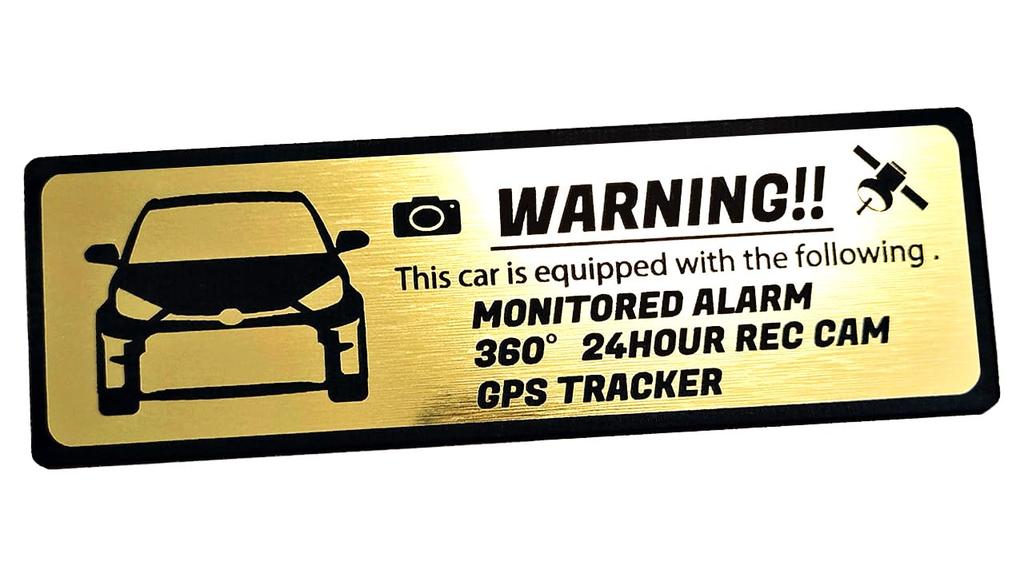 GR Yaris Yaris Early Year Toyota Security Sticker Car Security Security Sticker Car Security