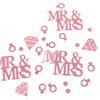 Wedding Rings Confettis for Wedding Decoration Glittering Wedding Table Confettis for Bridal Showers Engagements