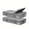 Underbed Storage Containers Bin with Lids, Large Under Bed Storage Organizer Box with Handle, Foldable Under the Storage Bags