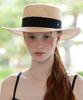 Tatiana Roxy Band Natural Raffia Boater Hat Ht8199