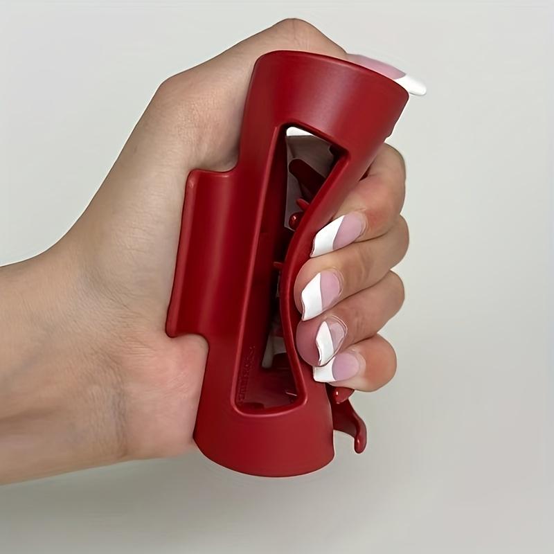Zachte Siliconen Haarklem Haai - Sterke Antislip Grip, Haarpin/Hoofdband, Geschikt voor Dagelijks Gebruik, Sportschool, Formele Gelegenheden - Schadevrije Verwijdering