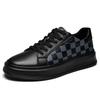 Men's Retro Cowhide Leather Casual Shoes - Low or High-Top, Large Size White Sneakers