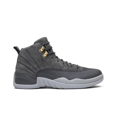 Air Jordan 12 Retro 'Dark Grey' (Unisex) Dark Grey / Dark Grey-Wolf Grey Vintage Basketball Shoes 130690 005