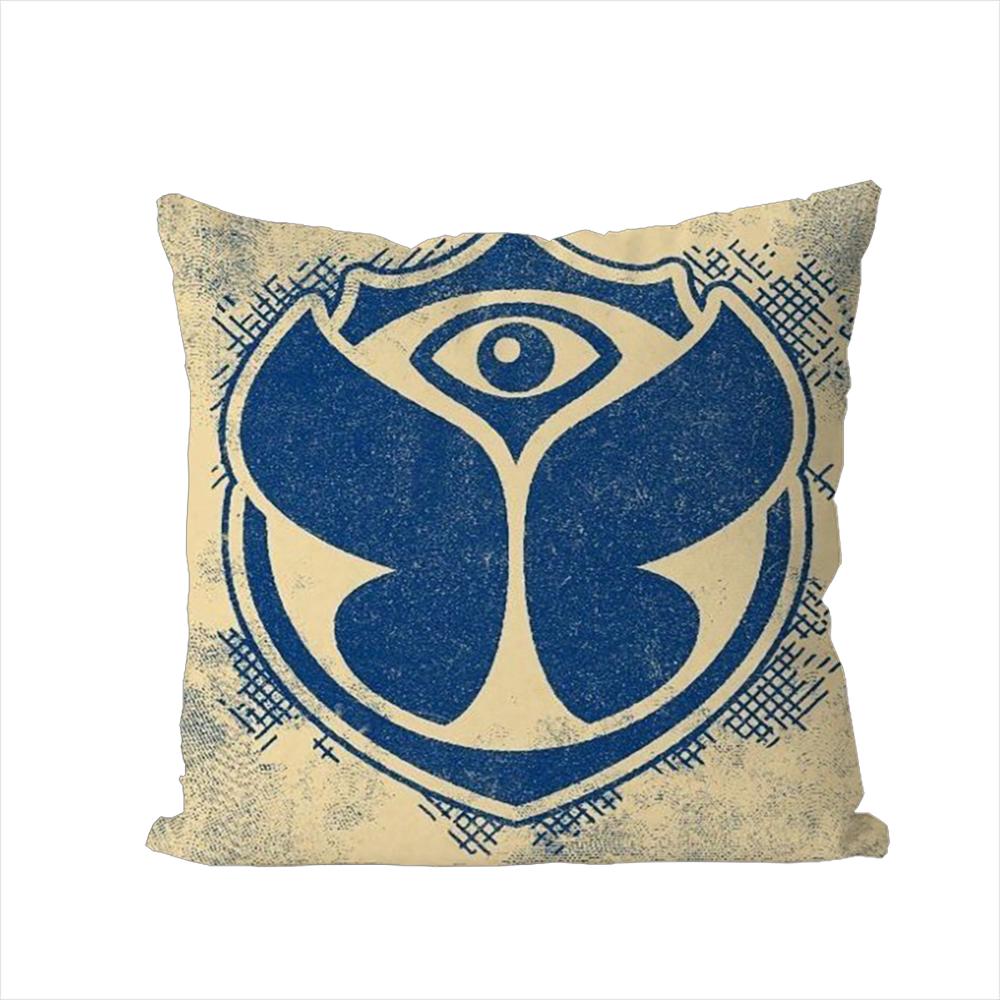 TOMORROWLAND Music Festival Pillow Case For Car Sofa Decorative Home Double-sided Print Plush Square Throw Pillow Cushion Cover
