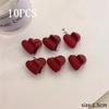 10Pcs Korean Style Fashion Mini Side Bangs Clip Seamless Small Hair Claws Frosted Princess Love Flower Rabbit Braided Hair Clip
