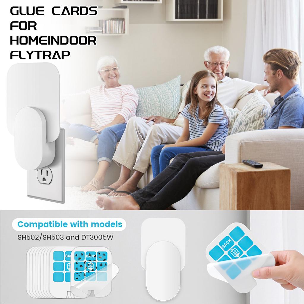 Replacement Adhesive Plate For And Dot Indoor Trap Plug-In Trap