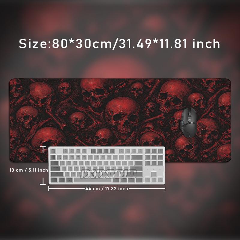 Dark Red Skull Horde Mouse Pad Gaming XL Custom Home Mousepad XXL Mechanical Keyboard Pad Carpet Natural Rubber Non-Slip