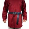 Medieval Full Embossed Wolf Faux Leather Belt Middle Age Renaissance Waist Belt LARP Ren Faire