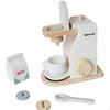 Wooden Coffee Maker Children's Toy Machine with Accessories Pretend Kitchen