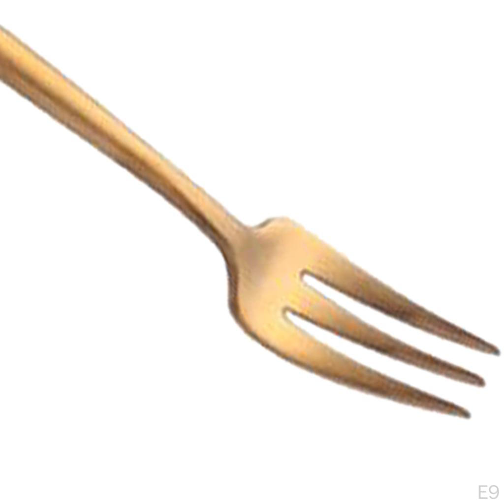 Stainless Steel Dinner Fork for Fruit / Salad - Kitchen Cutlery, 5.24 inch