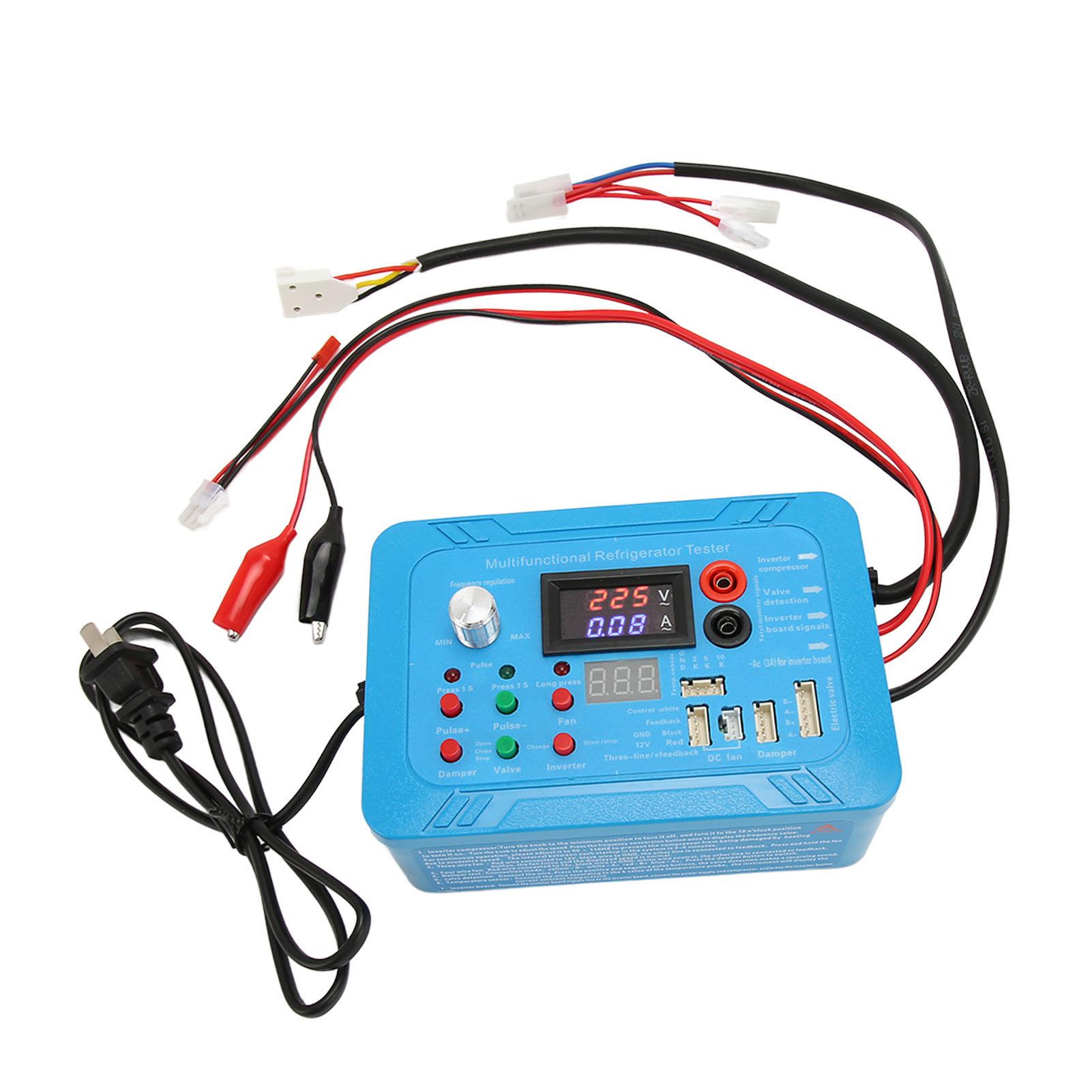 

Інверторний тестер холодильника Інструмент для тестування плати змінної частоти Інструмент для ремонту соленоїдного клапана US Plug