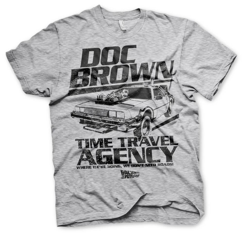 Back To The Future Doc Brown Marty Mcfly Unisexs TShirt Unisexs L