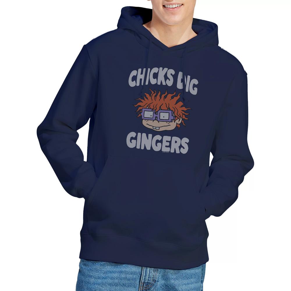 Rugrats Mens Chicks Dig Gingers Hoodie