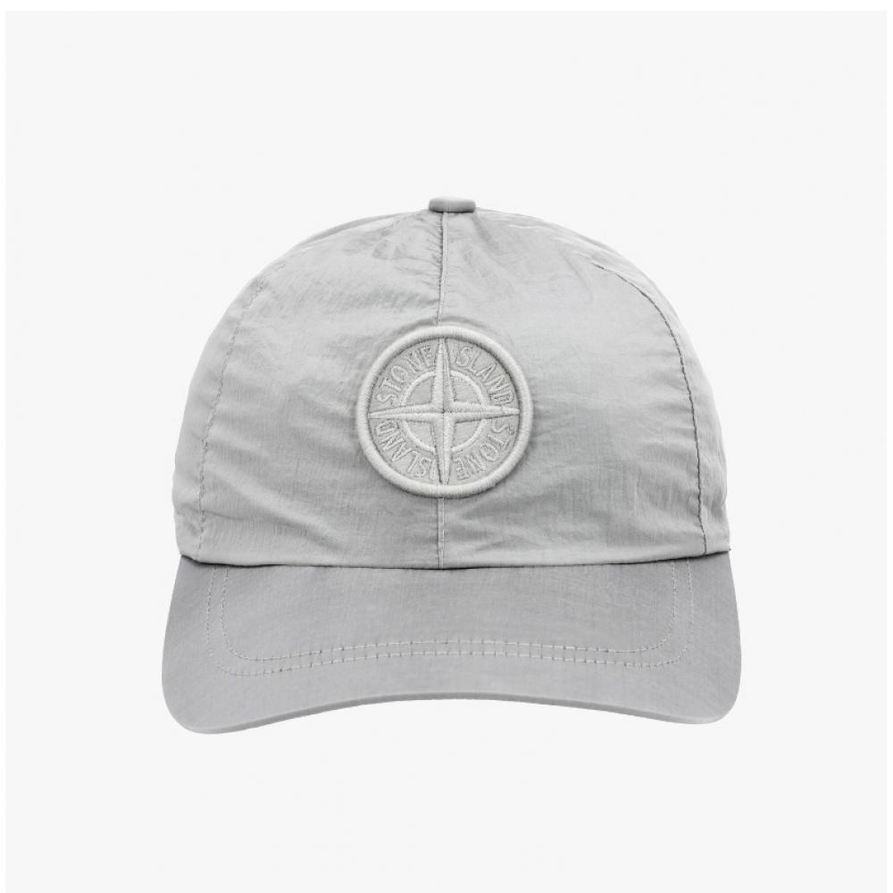 Stone Island Eco Nylon Metal Compass Logo Embroidered Cap K2s159100011 S0076 V0061