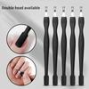 5Pcs Fork Trimmer Peeling Nail Art Tool Cuticle Remover Women Dead Skin Remover