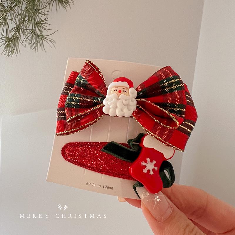 Women's Christmas Headband Plush Hat Hair Accessories for Photos