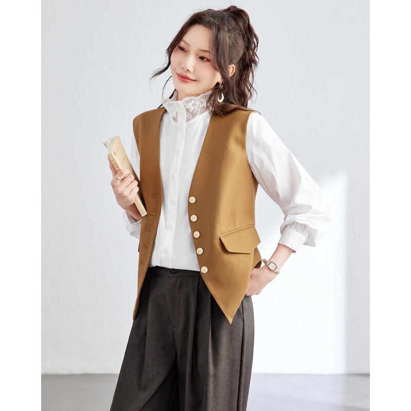 TERRE BLEUE Women's Short Suit Vest