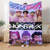 1 Stück Hunter X Kopo Gruppe - Thematische Flanelldecke - Geeignet für Bett, Heimdekoration, Abschlussgeschenke, Ostern, Schulanfang, WeihnachtenA37