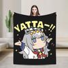 Soft BlanketKids Decorative Oguri Cap Uma Musume Bedding Throws Flannel Bedspread For Couch Chair Aesthetic Sofa Bed Cover