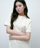 Solteuaenchokollis Sac Logo Oversized Silket T-Shirt Cream 4W2231202