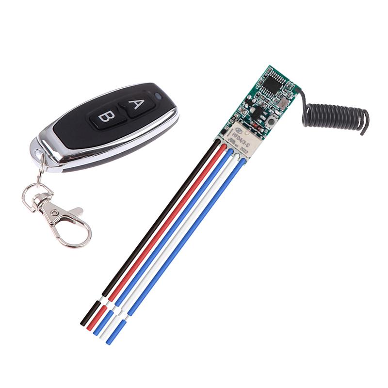 433Mhz Rf fjernkontroll relékontrollbryter Scooter trådløs 1-kanals mottaker sender