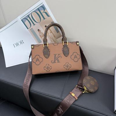 New Style Fashion Old Flower Tote Bag Onthego Portable Shoulder Oblique Span Women's Bag