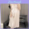 Ice Silk Sleeveless Nightdress With Vneck For Summer Lounge And Sleep Comfort