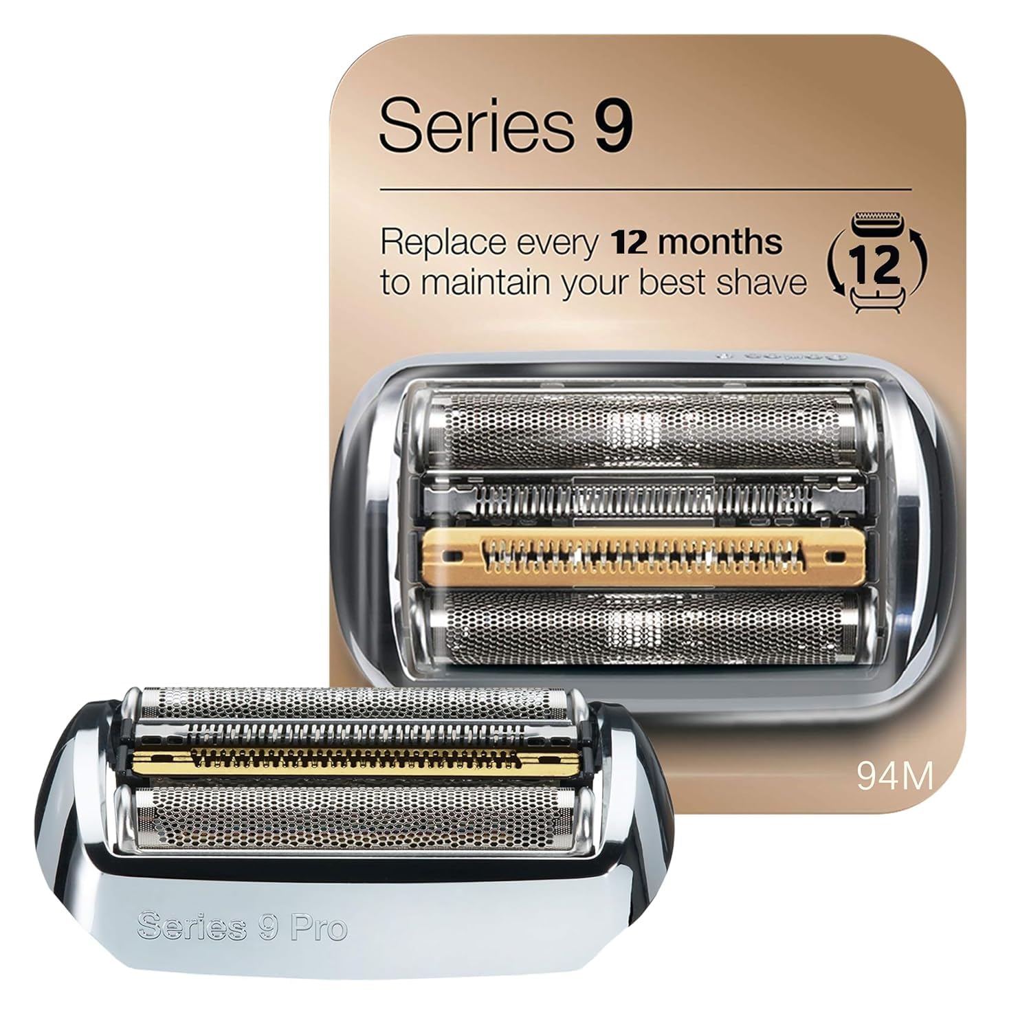

Braun Shaver Series 9 Pro 94M Compatible Replacement Blade Compatible Net Blade Inner Blade Integrated Cassette Braun Series 9 Pro 94M version for
