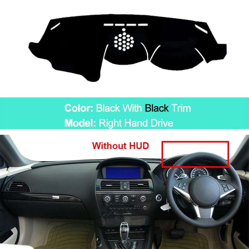 For BMW 6 SERIES E63 E64 630 640D 650I 2003 2004 2005 2006 2007 2008 2009 2010 Car Inner Dashboard Cover Dash Mat Carpet Cushion