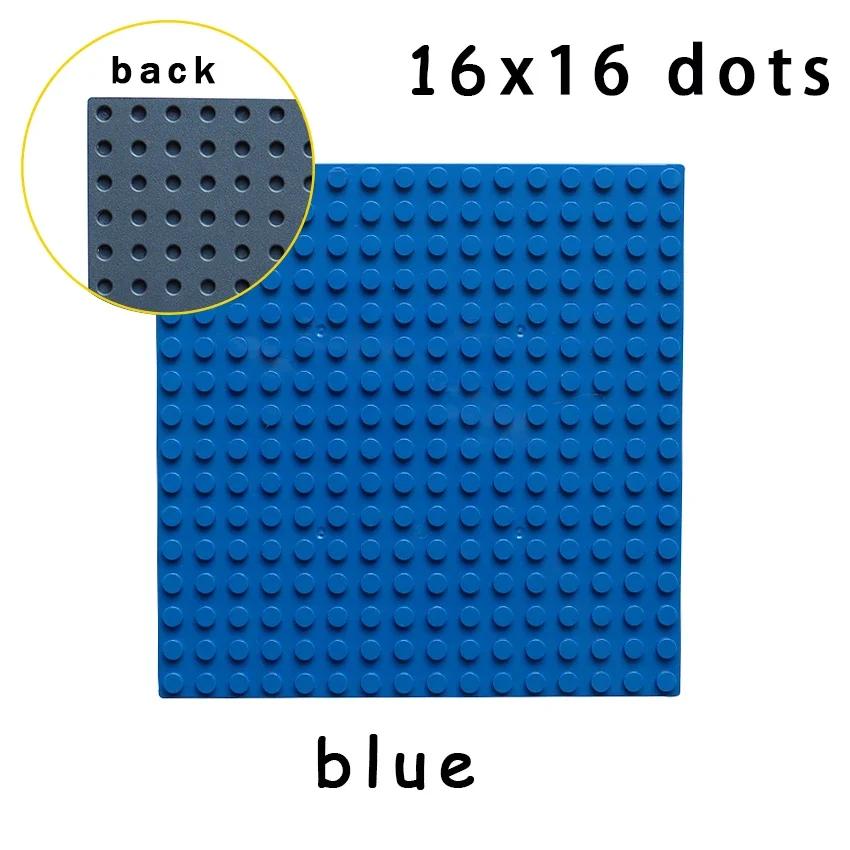 Single-sided Baseplates 16x16 Dots DIY Building Blocks Brick 3867 6098 MOC Educational Assemblage Construction Toys for Children