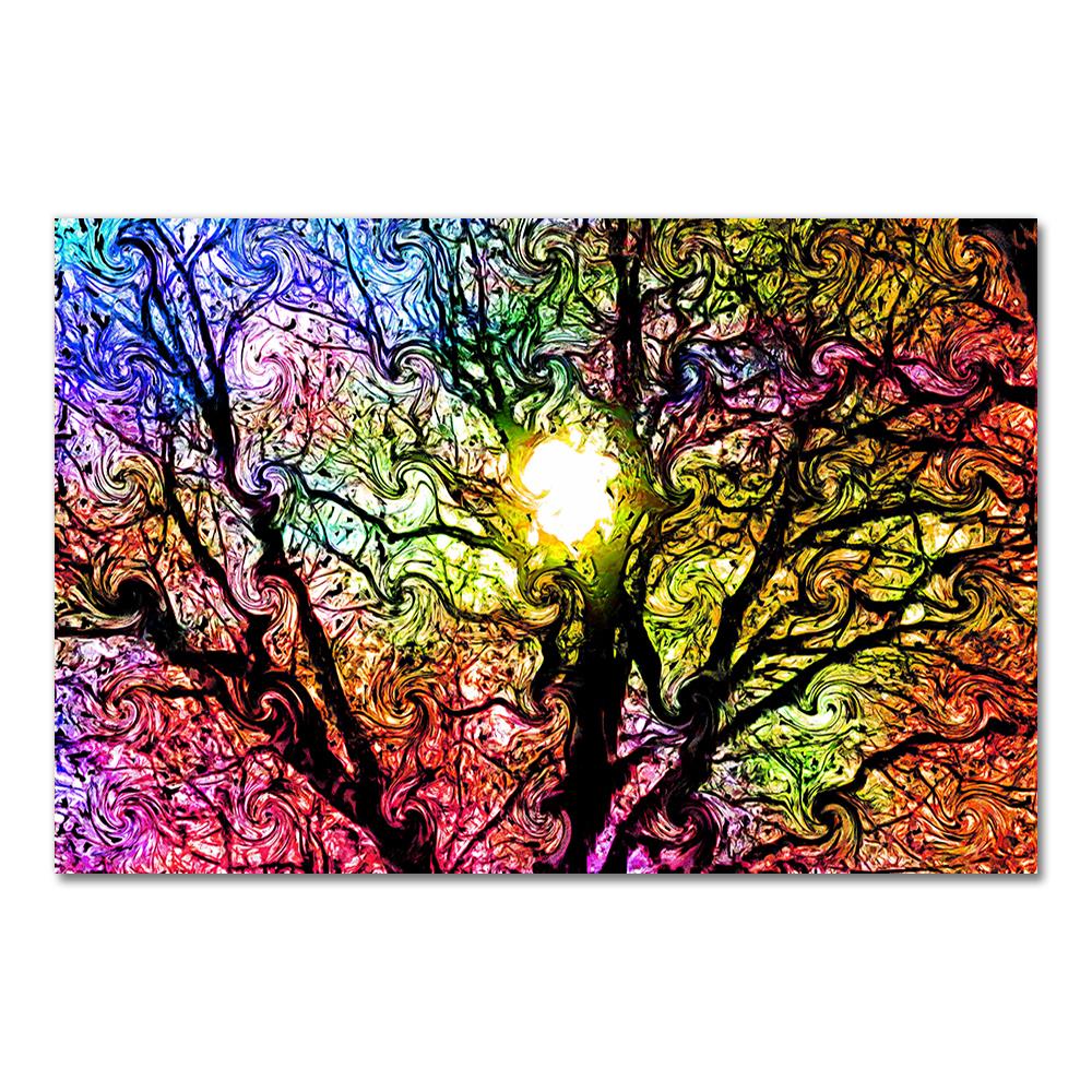 Alex Grey Psychedelic Trippy Tree Life Modular Pictures Modern Home Decoration Wall Art Canvas Prints Painting Bedroom Poster