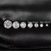 Sterling Silver S925 Rhinestone Stud Earrings for Men & Women – Shiny Four-Prong Zirconia Design
