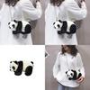 Adorable Plush Panda Crossbody Bag For Women Cute Doll Style Winter Accessory