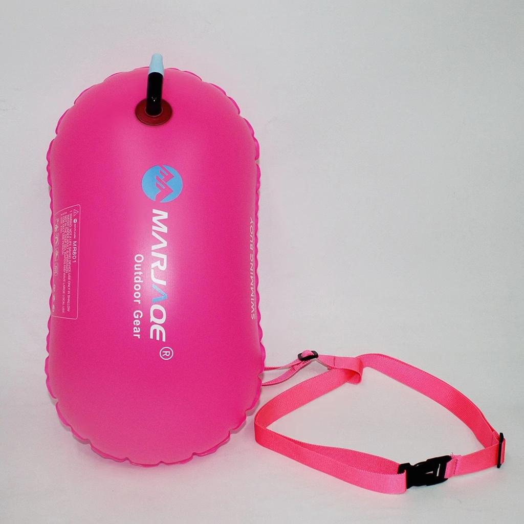 Inflatable Swim Buoy Float for Swimming Pool PVC Material 180mm Diameter Circular Lightweight Colored Swimming Belt Bubble