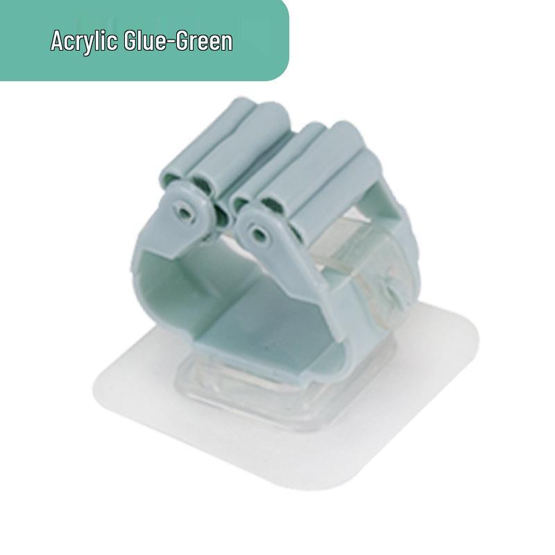 Wall-Mounted No-Punch Traceless Non-Slip Mop and Broom Rack