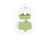 [Limited Time Offer] Korean-Style Lace-Up Push-Up High-Waist Split Bikini with Sexy Backless Design for Women